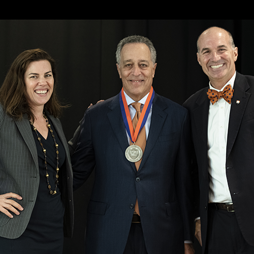 Head of School Todd B. Bland P ’13 ’14 ’14 and Trustee Emeritus Bradley M. Bloom P ’06 ’08 Recognized with Milton Medal
